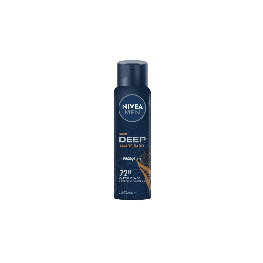 DESODORANTE AEROSOL NIVEA DEEP AMADEI COM 150ML