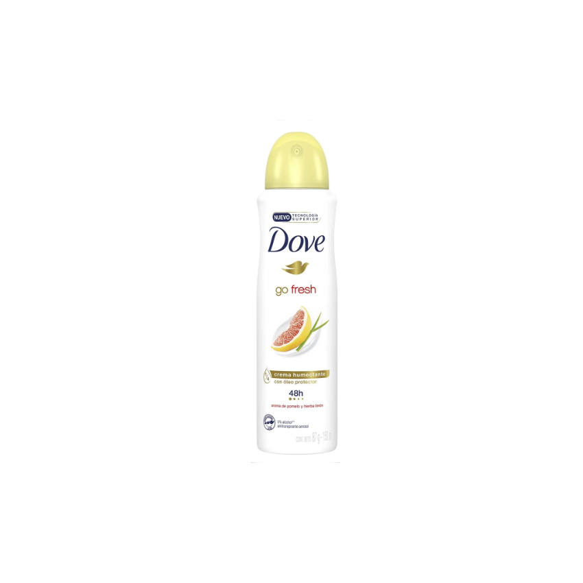 DESODORANTE AEROSOL DOVE GO FRESH LIMON 150ML