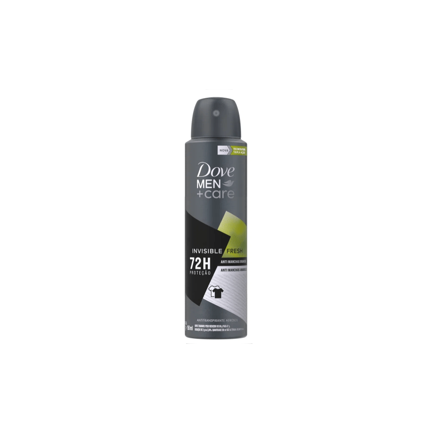 DESODORANTE AEROSOL DOVE INVISIBLE FRESH MEN 150ML