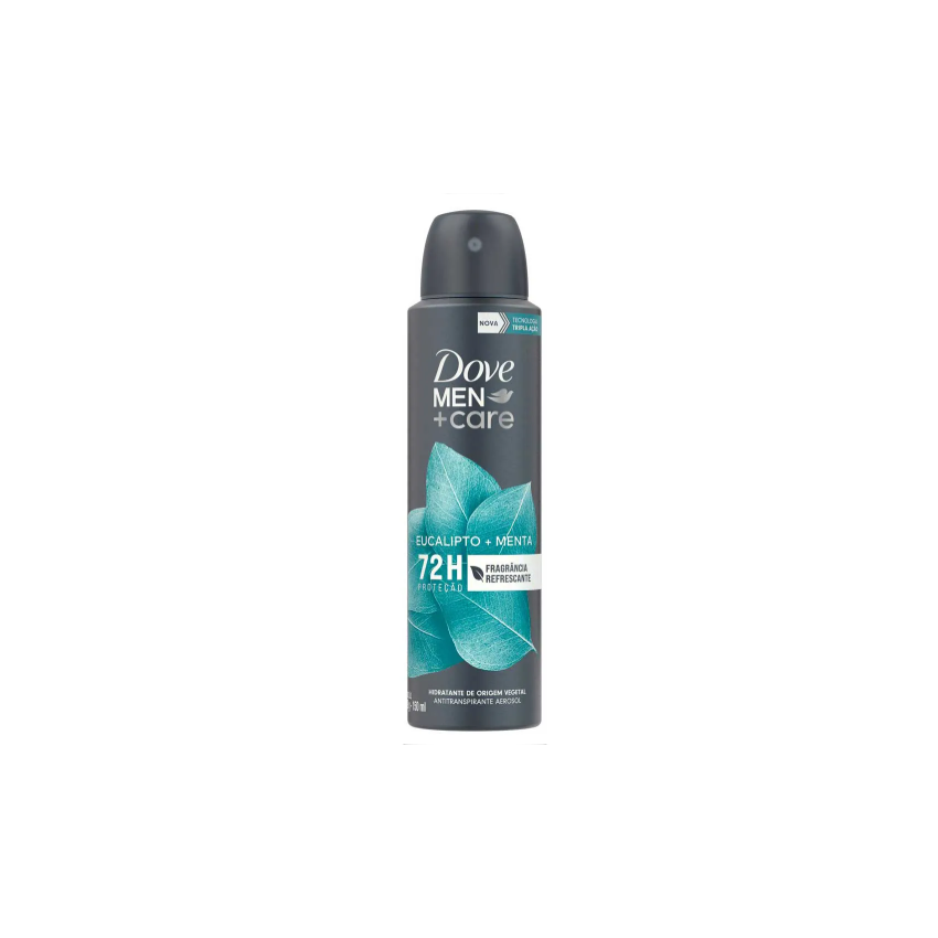 DESODORANTE AEROSOL DOVE MEN CARE EUCALIPTO MENTA COM 150ML