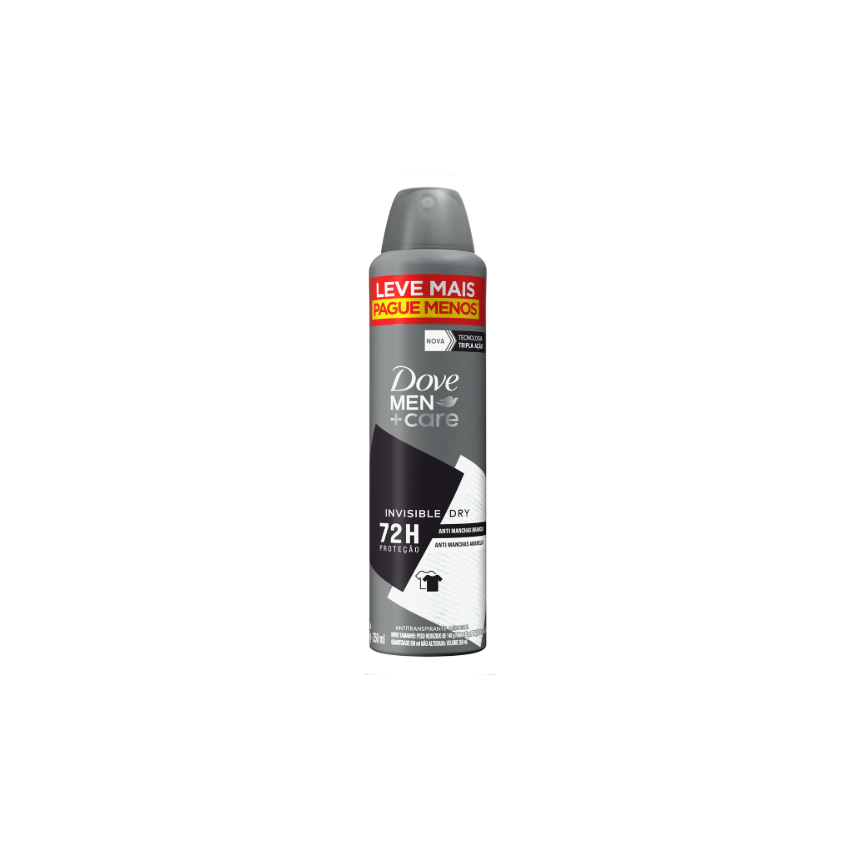 DESODORANTE AEROSOL DOVE MEN INVISIBLE DRY 250ML