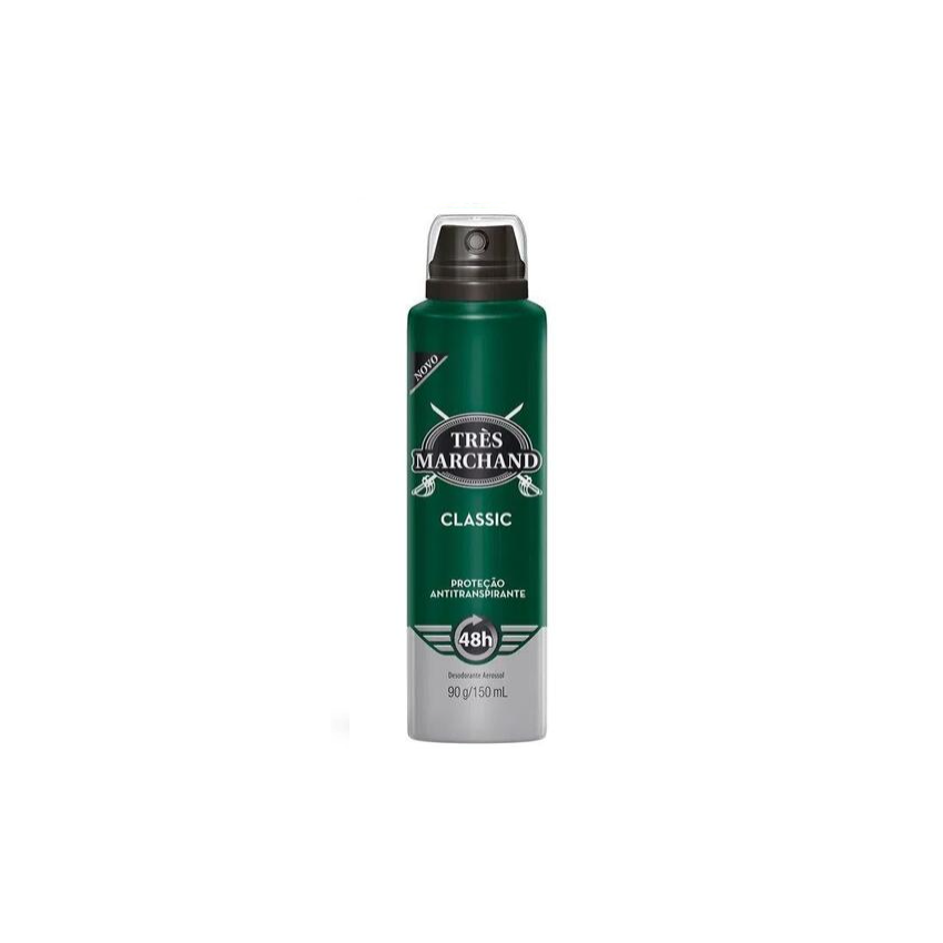 DESODORANTE AEROSOL TRES MARCHAND CLASSIC 150ML