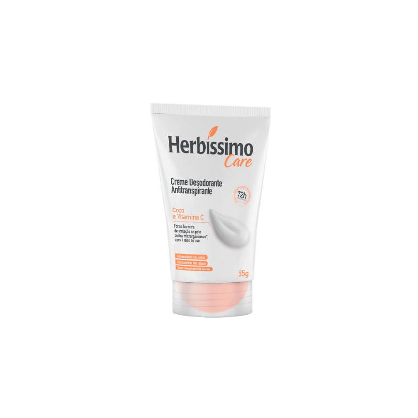 DESODORANTE CREME HERBISSIMO CARE COCO E VIT C 45G