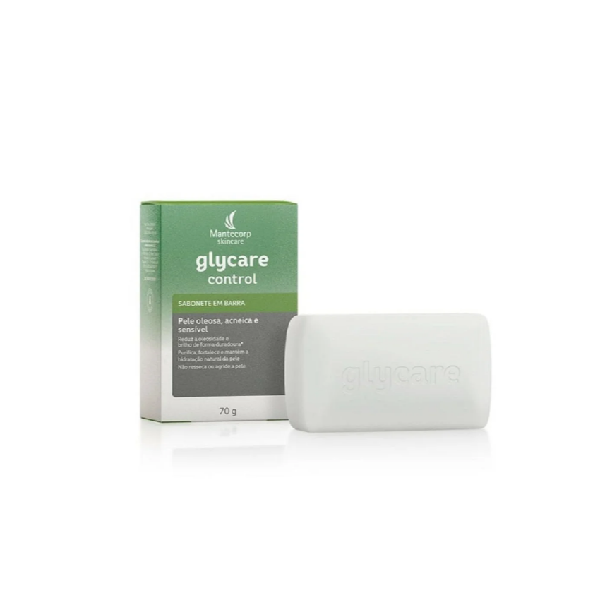 SABONETE FACIAL EM BARRA GLICARE CONTROL 70G