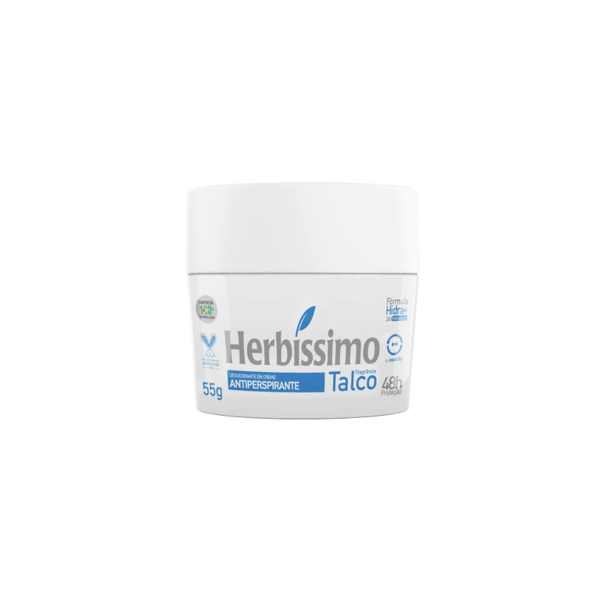 DESODORANTE CREME HERBISSIMO TALCO 55G