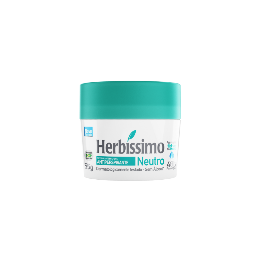 DESODORANTE HERBÍSSIMO CREME NEUTRO 55G