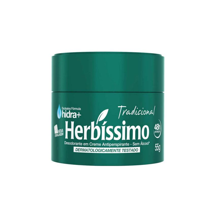 DESODORANTE HERBÍSSIMO CREME TRADICIONAL 55G