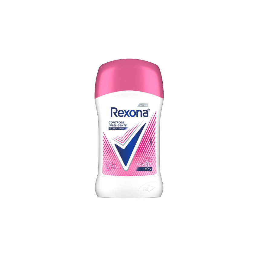 DESODORANTE CREME REXONA STICK POWDER DRY FEM 45G