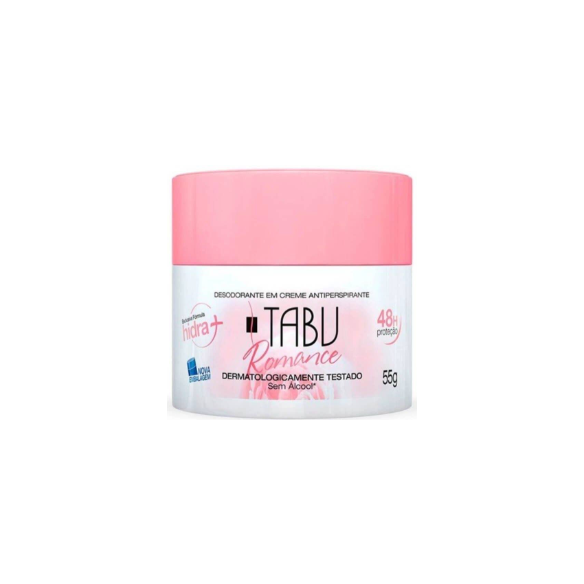 DESODORANTE CREME ANTITRANSPIRANTE TABU ROMANCE 55G