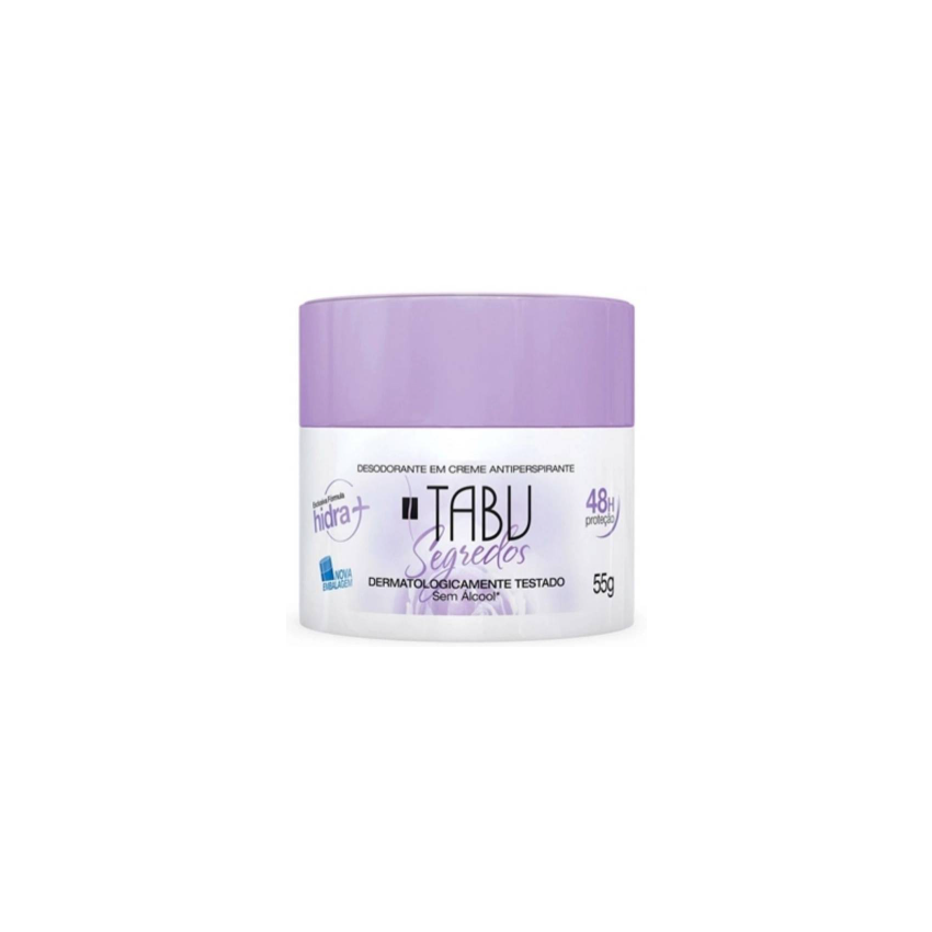 DESODORANTE CREME ANTITRASPIRANTE TABU SEGREDOS 55G