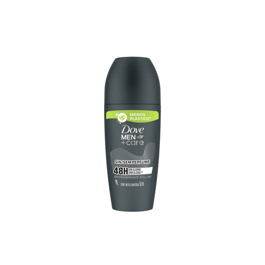 DESODORANTE ROLL-ON DOVE MEN+CARE SEM PERFUME 50ML