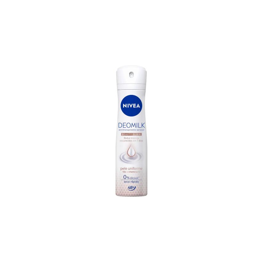 DESODORANTE NIVEA DEOMILK PELE UNIFORME COM 150ML