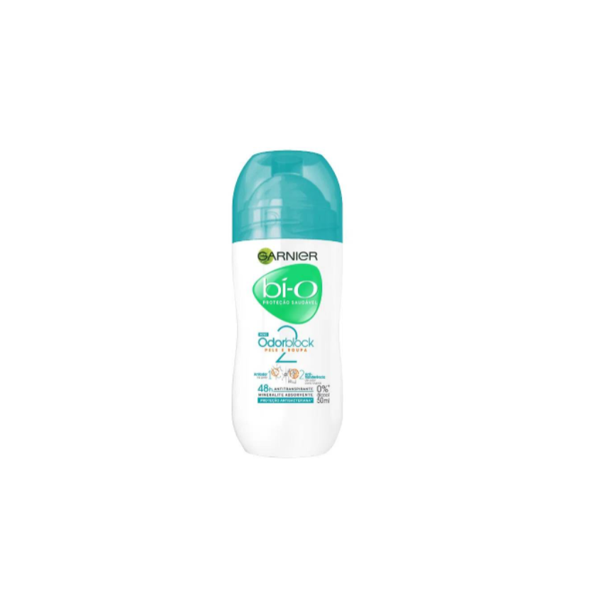 DESODORANTE ROLL-ON GARNIER BÍ-O ODORBLOCK 2 COM 50ML