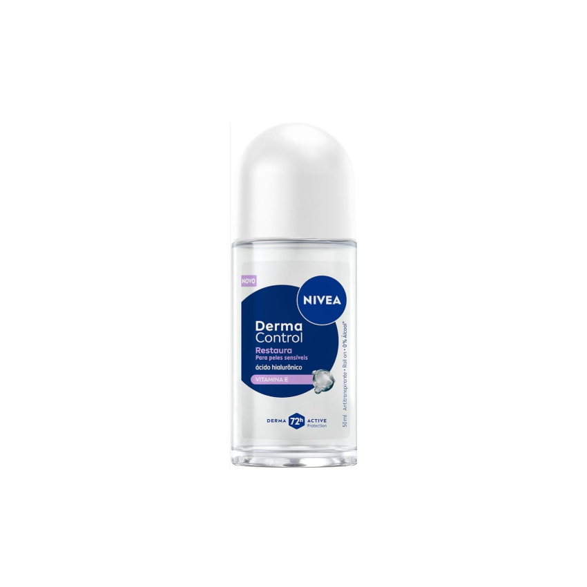 DESODORANTE ROLL-ON NIVEA DERM CONTROL RESTAURA 50ML