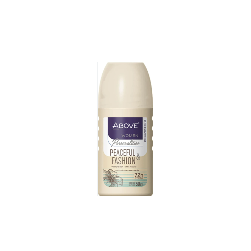 DESODORANTE ROLLON ABOVE PERSONALIDADE PEACEF.FASHION 50ML