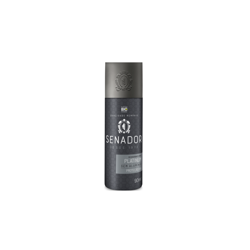 DESODORANTE SPRAY SENADOR PLATINUM 90ML