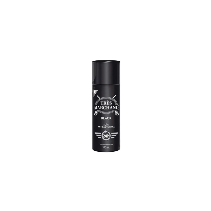 DESODORANTE SPRAY TRÊS MARCHAND BLACK 100ML