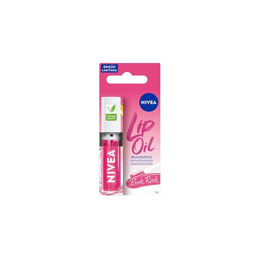 LIP OIL NIVEA PINK ROCK COM 5,5ML