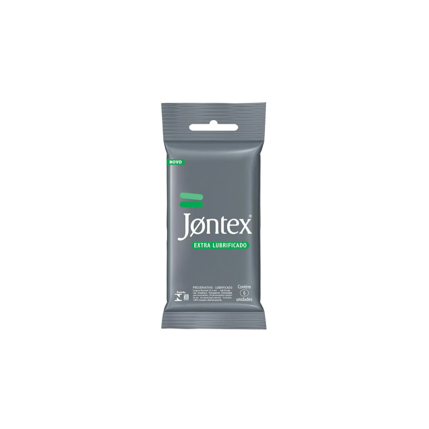 PRESERVATIVO JONTEX CONFORT PLUS COM 6 UNIDADES