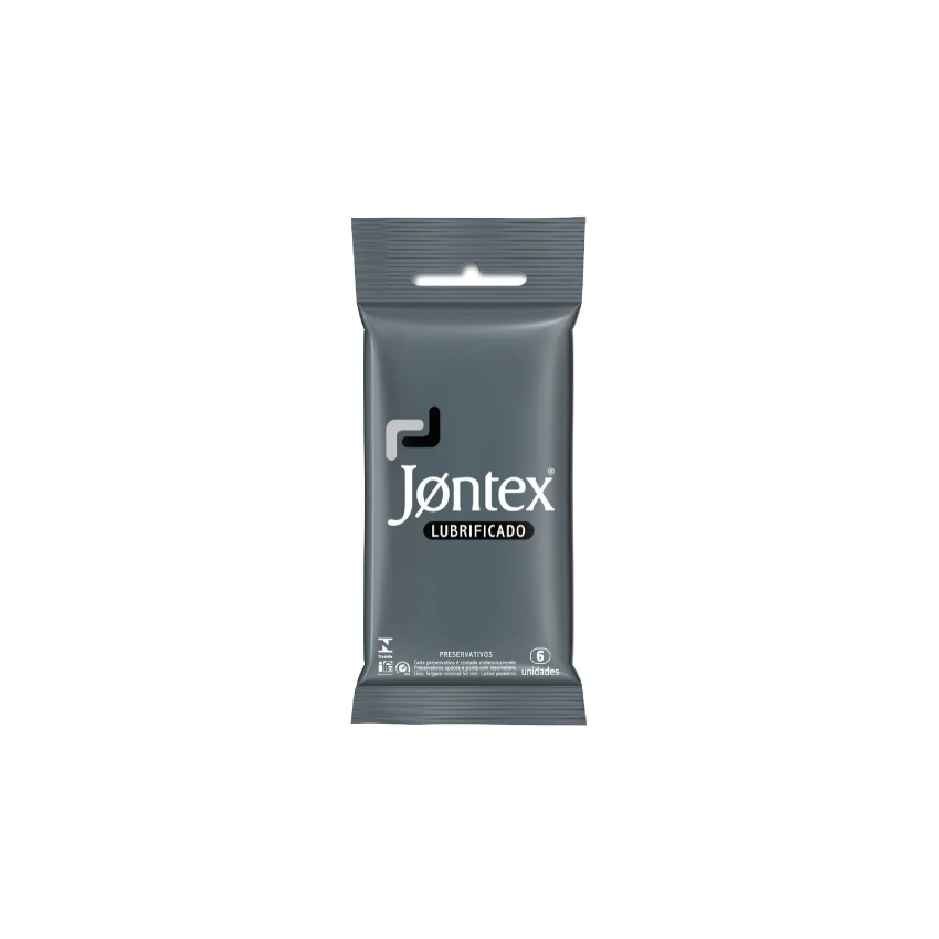 PRESERVATIVO JONTEX LUBRIFICADO COM 6 UNIDADES