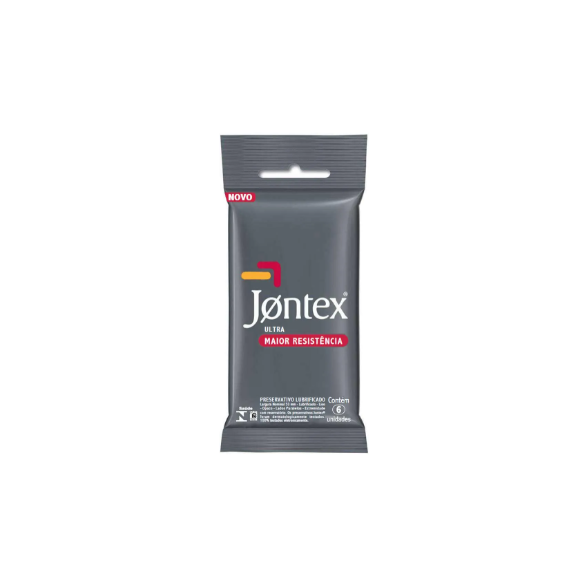 PRESERVATIVO JONTEX MAIOR RESITENCIA COM 6 UNIDADES