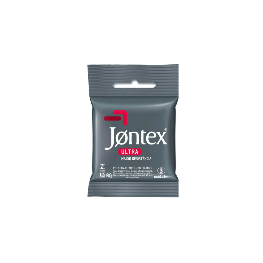 PRESERVATIVO JONTEX ULTRA COM 3 UNIDADES