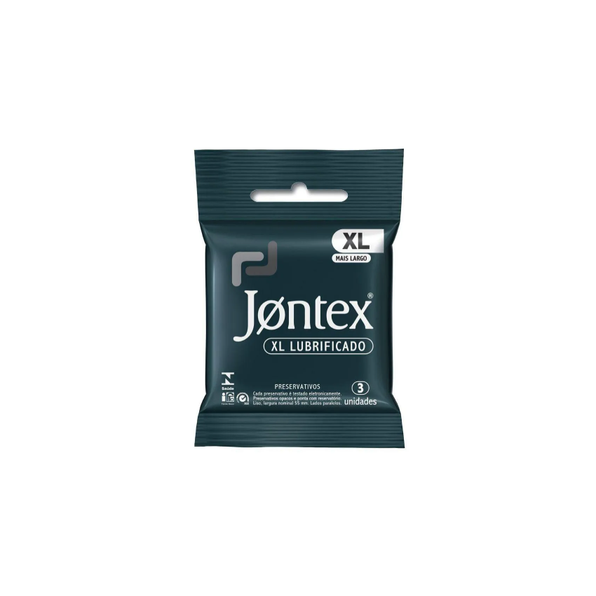 PRESERVATIVO JONTEX XL LUB COM 3 UNIDADES