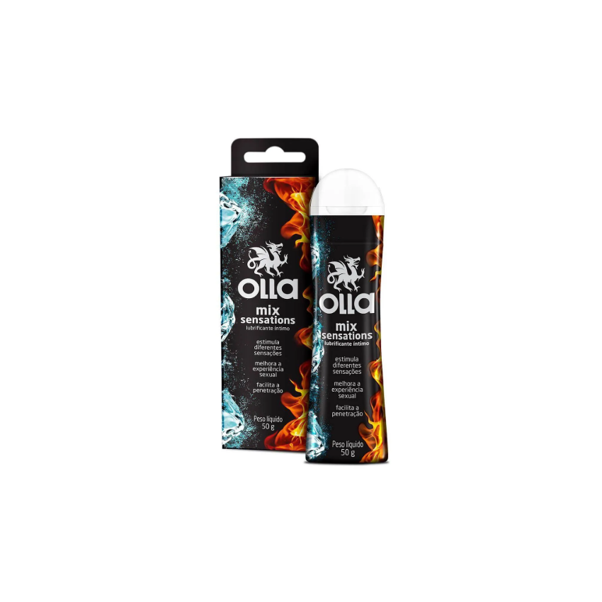 GEL LUBRIFICANTE INTIMO OLLA ICE BG COM 50 GRAMAS
