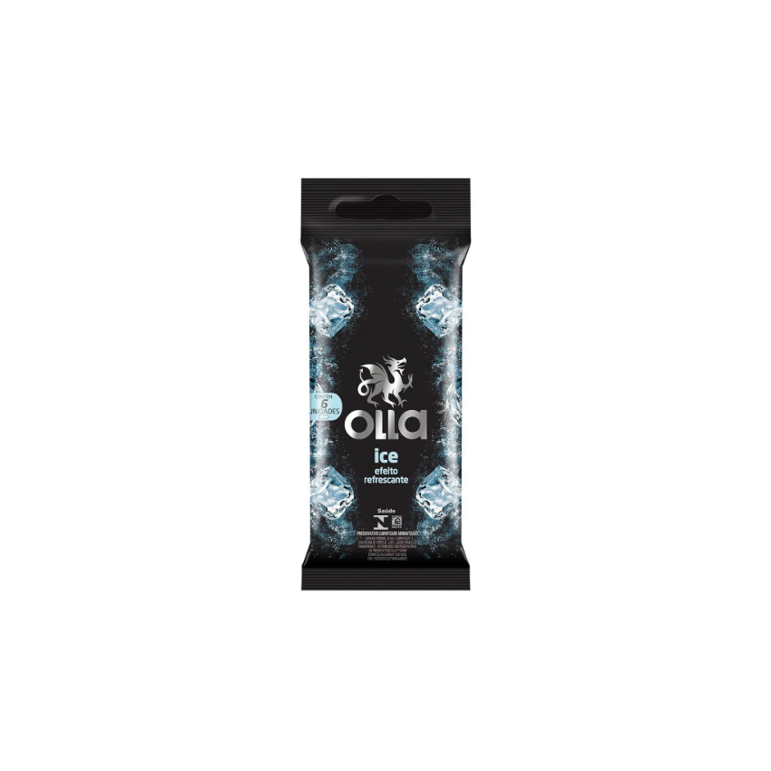 PRESERVATIVO OLLA ICE COM 6 UNIDADES