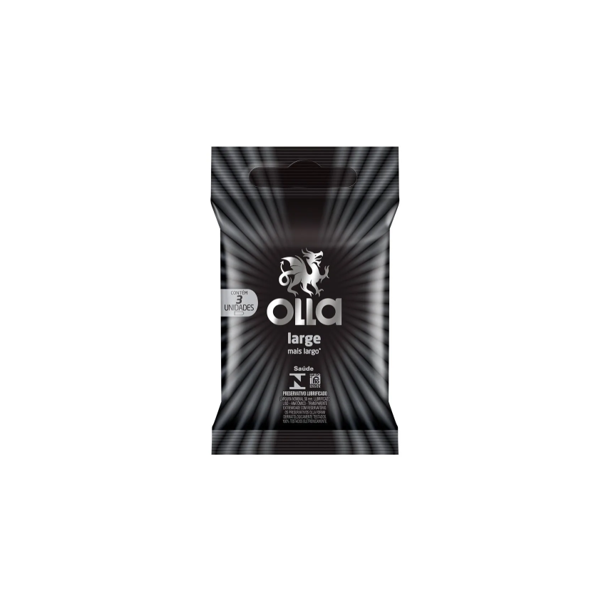 PRESERVATIVO OLLA LARGE COM 3 UNIDADES