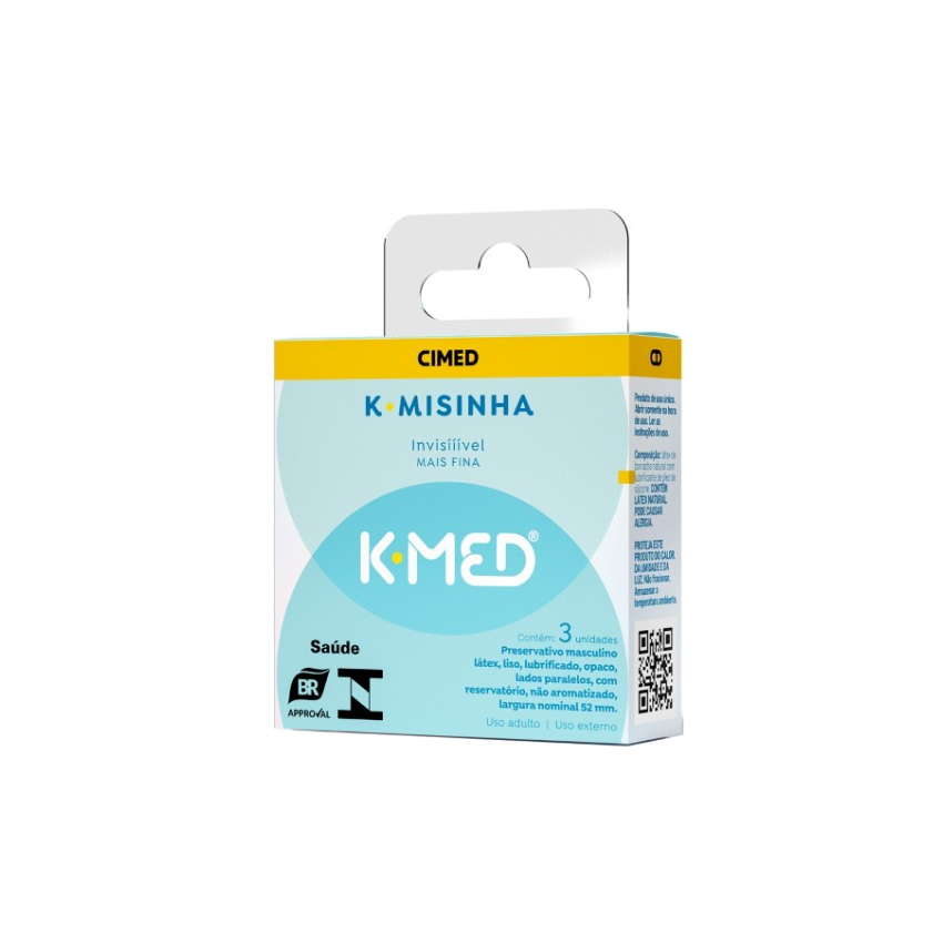PRESERVATIVO K-MISINHA COM 3 INVISIVEL