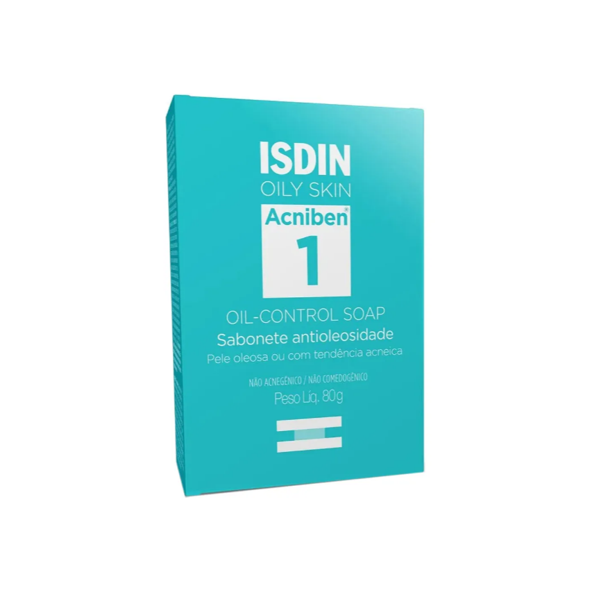 SABONETE EM BARRA ISDIN OIL CONTROL ACNIBEN 80G