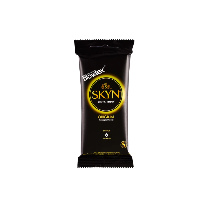 PRESERVATIVO SKYN SENS USAR NADA COM 6 UNIDADES