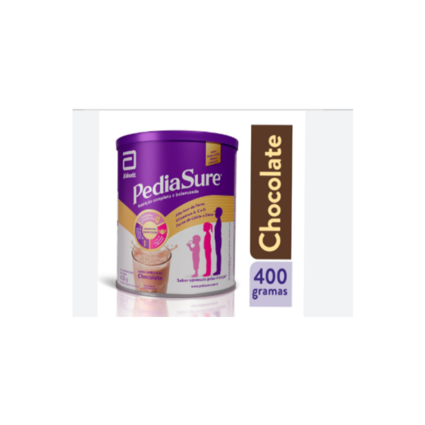 PEDIASURE PO CHOCOLATE COM 400 GRAMAS