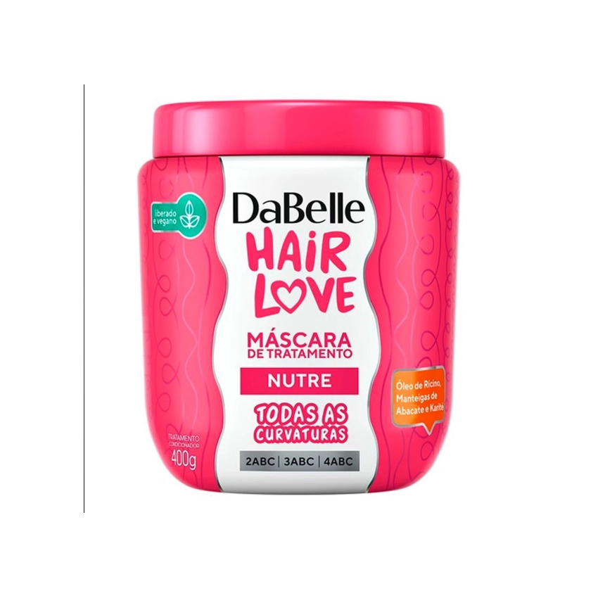 MASCARA CAPILAR DABELLE HAIR LOVE NUTRIÇAO 400G 