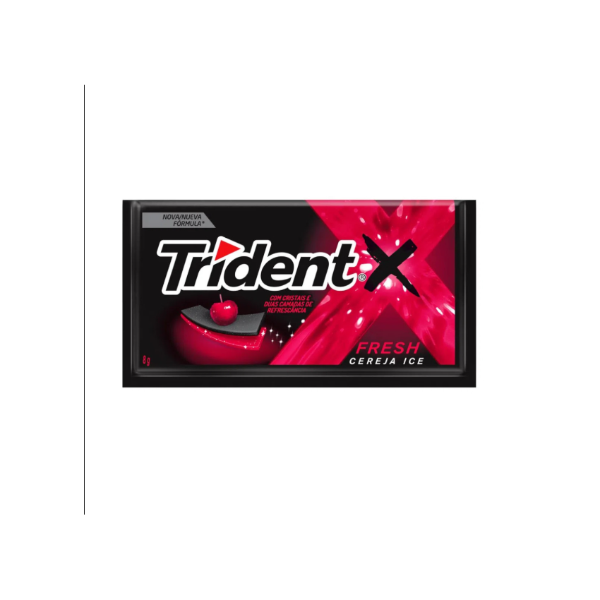 TRIDENT FRESC CEREJA COM 5 UNIDADES