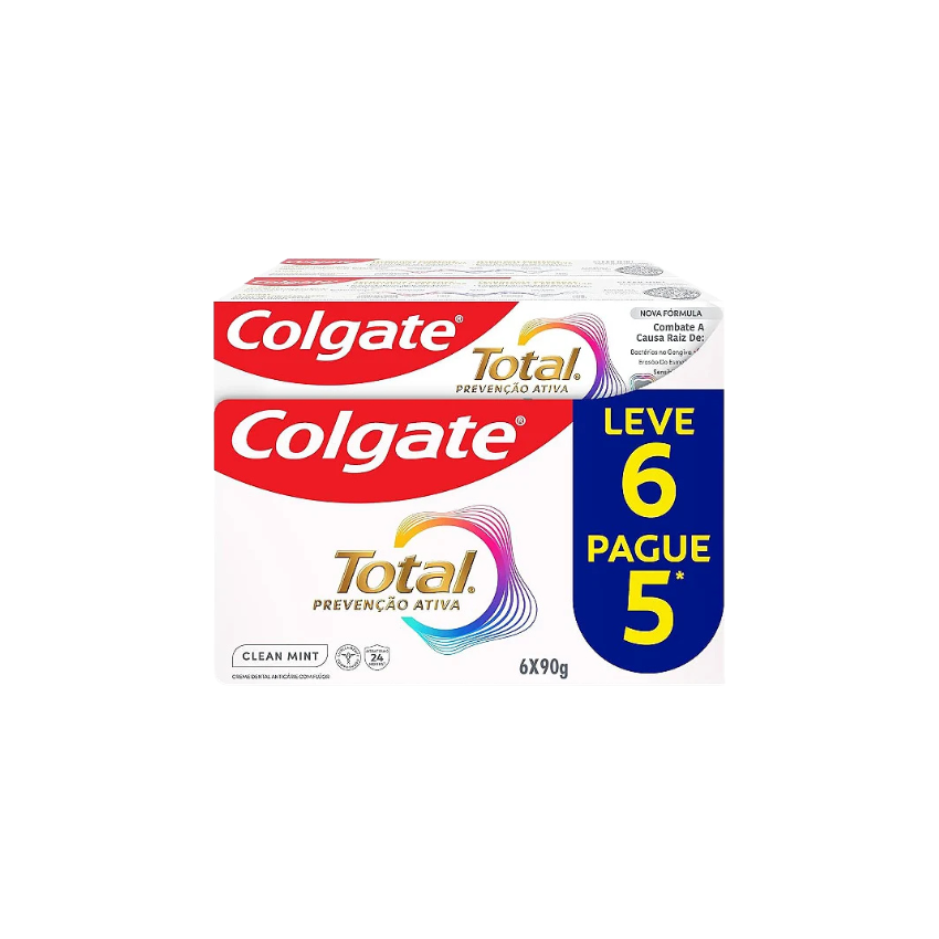 CREME DENTAL COLGATE CLEAN MINT 90G LEVE 6 PAGUE 5