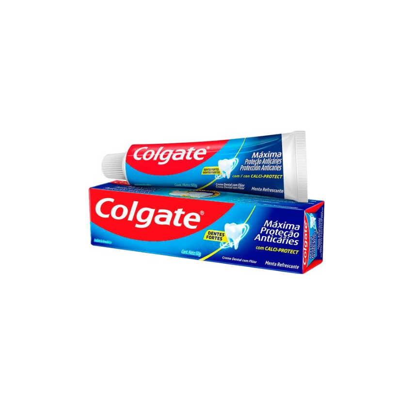 CREME DENTAL COLGATE MÁXIMA PROTEÇÃO 50G