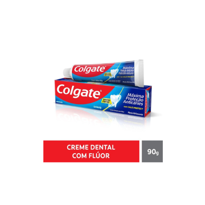 CREME DENTAL COLGATE MÁXIMA PROTEÇÃO ANTICÁRIES 90G
