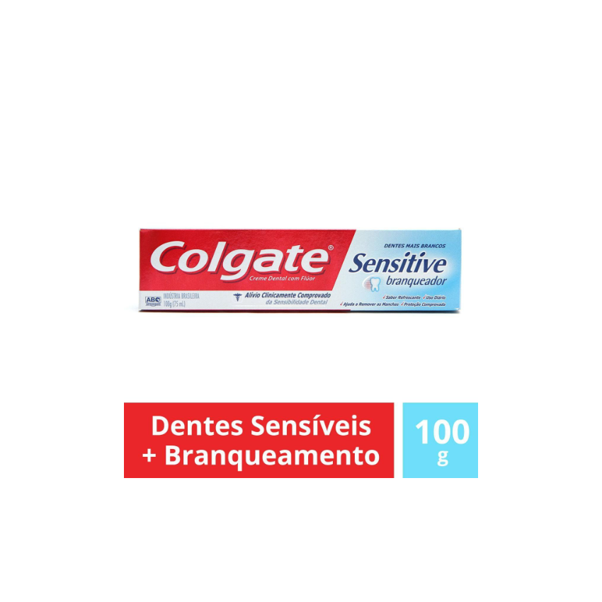 CREME DENTAL COLGATE SENSITIVE BRANQUEADOR 100G