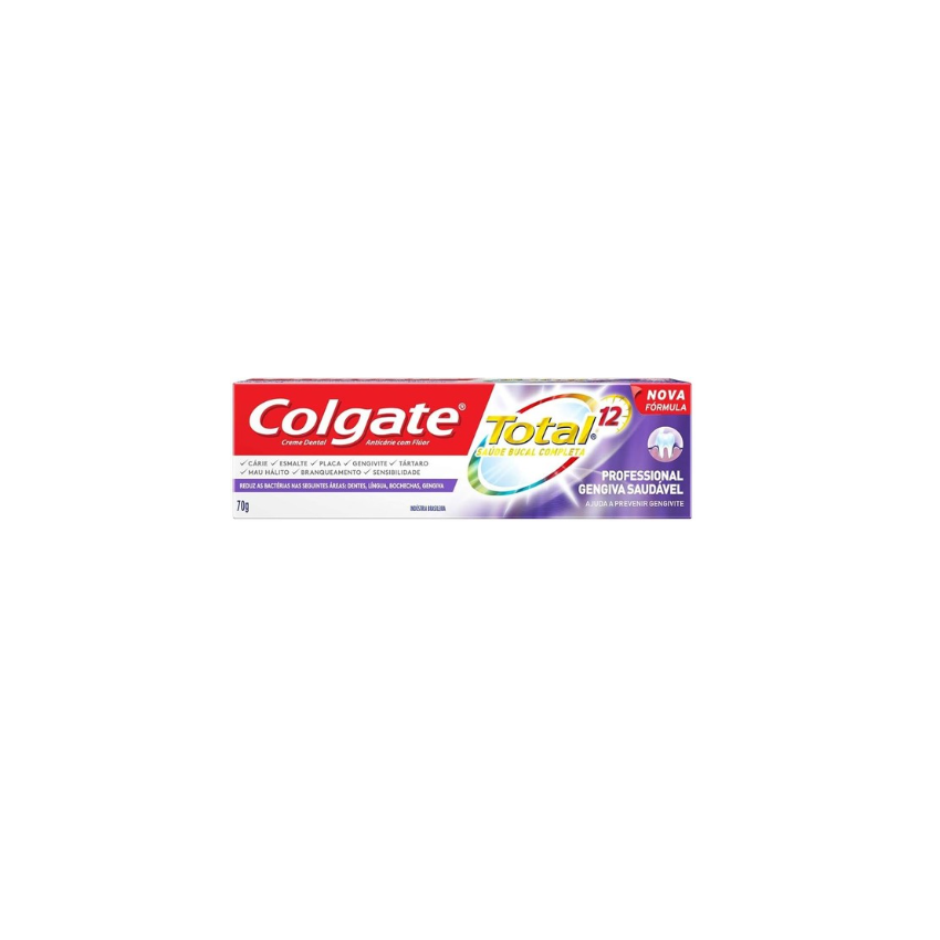 CREME DENTAL COLGATE TOTAL 12 PROF. GENGIVA SAUDÁVEL 70G