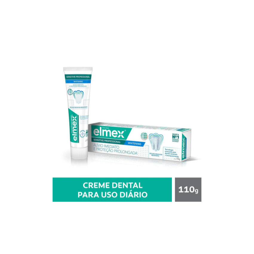CREME DENTAL ELMEX SENSITIVE WHITENING 110 GRAMAS