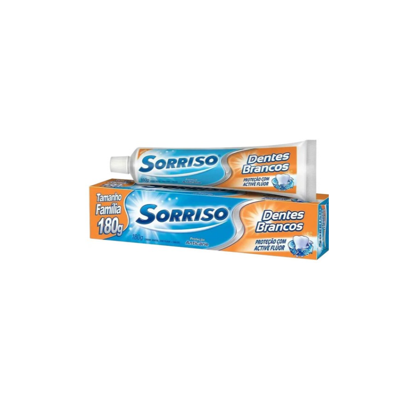 CREME DENTAL SORRISO DENTES BRANCOS 180G