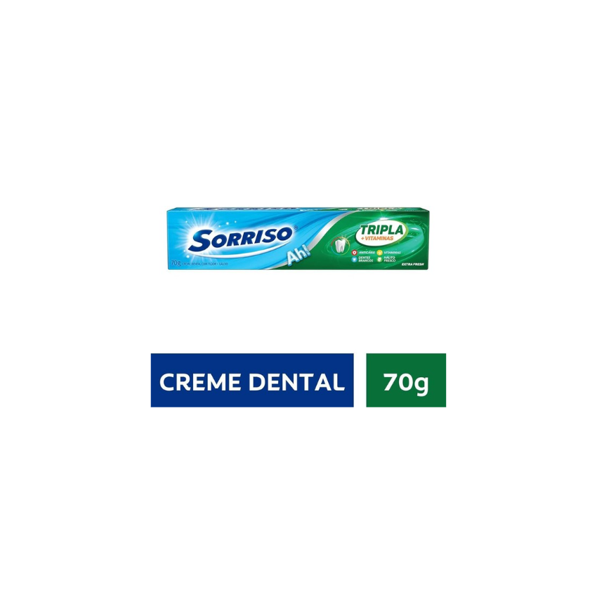CREME DENTAL SORRISO TRIPLA VITAMINA 70G
