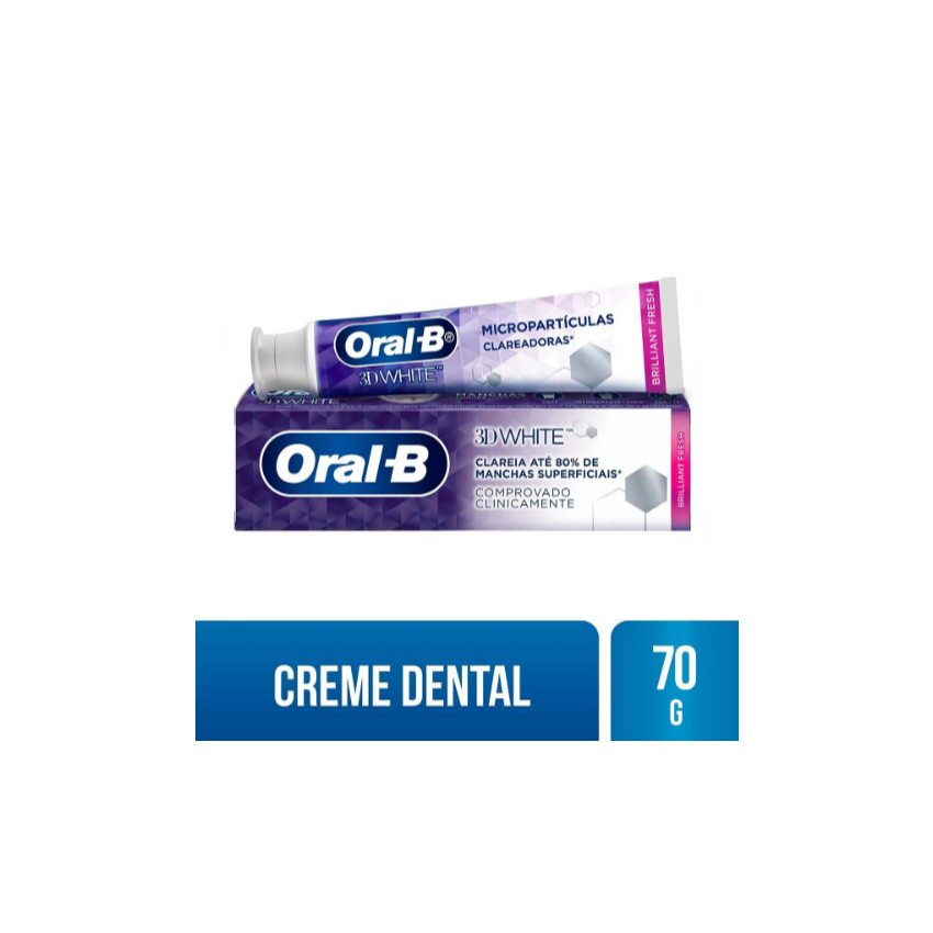 CREME DENTAL ORAL-B 3D WHITE 70G