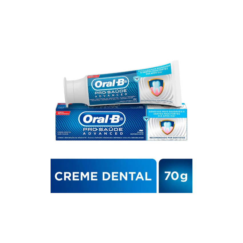 CREME DENTAL ORAL-B PRO SAÚDE MENTA 70G 
