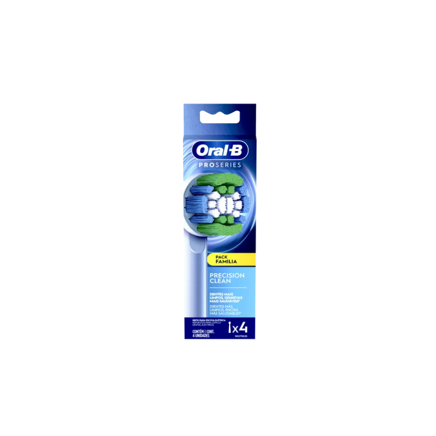 REFIL PARA ESCOVA ELETRICA ORAL-B PRECISION CLEAN 4 UNIDADES