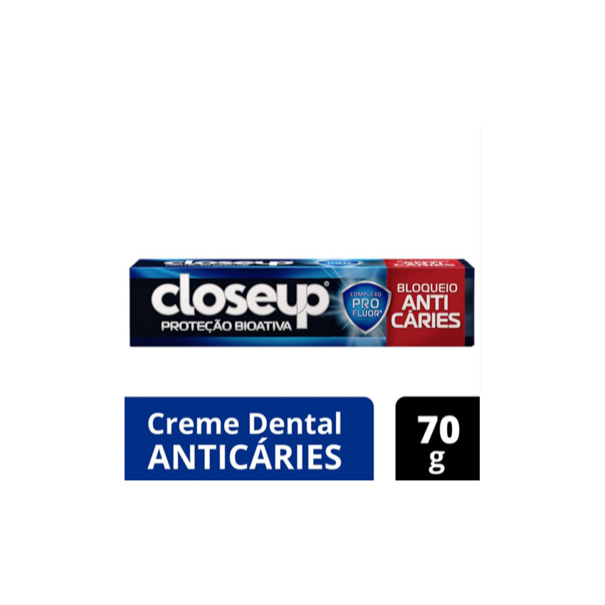 CREME DENTAL CLOSEUP PROTEÇÃO BIOATIVA BLOQUEIO ANTICÁRIE 70G