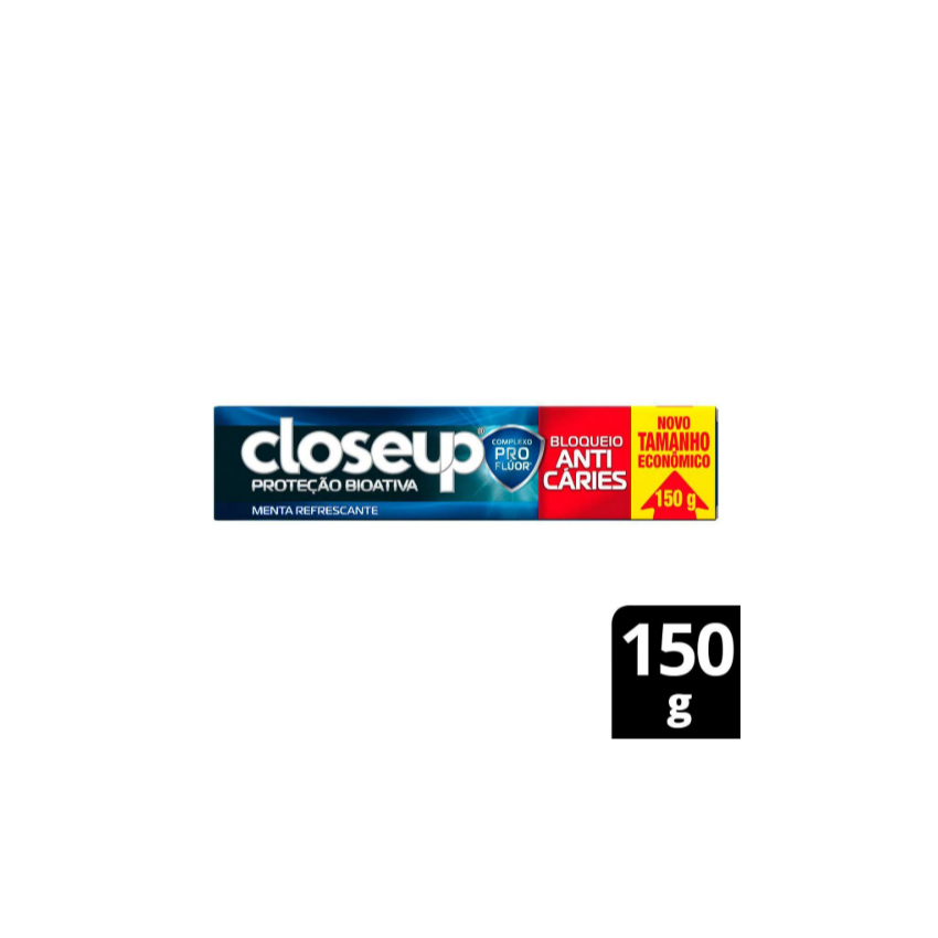 CREME DENTAL CLOSE UP PROTEÇÃO BIOATIVA MENTA 150G