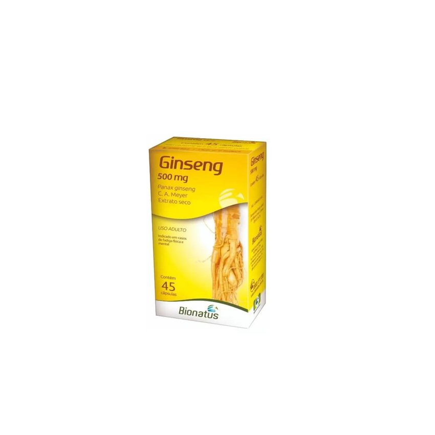GINSENG 500MG COM 45 CAPSULAS BIONATUS